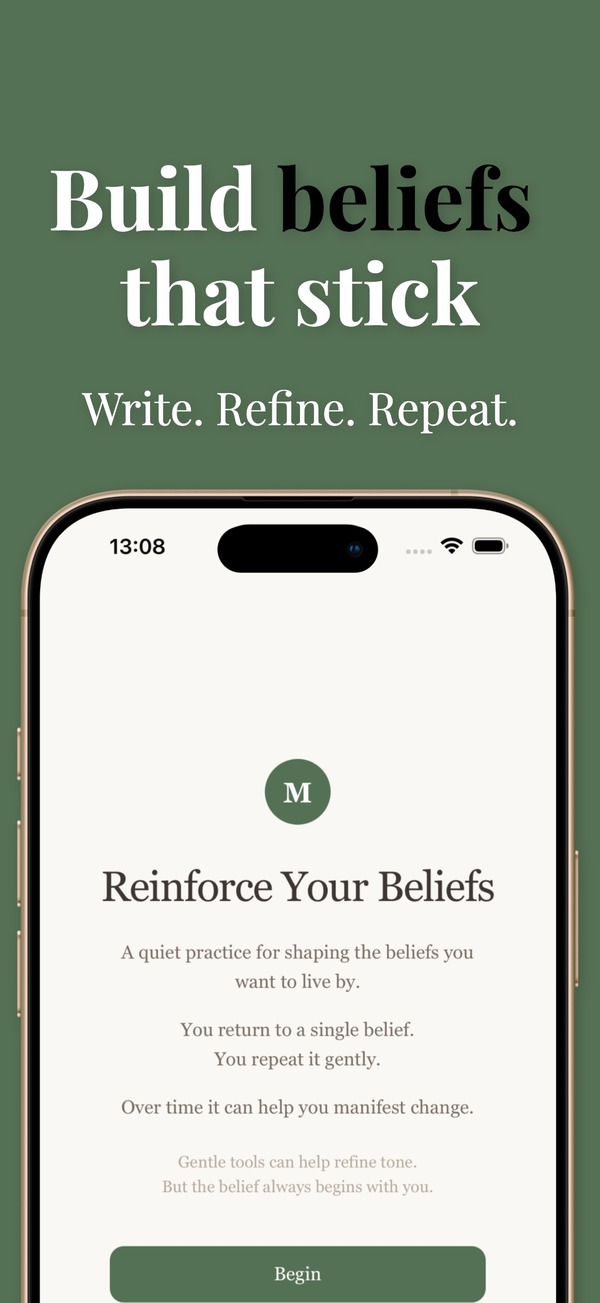 Build beliefs that stick